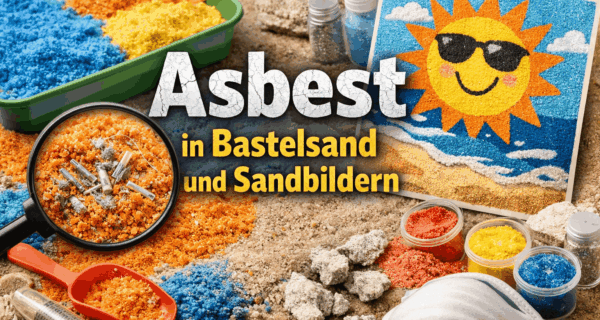 Asbest in Bastelsand und Sandbildern